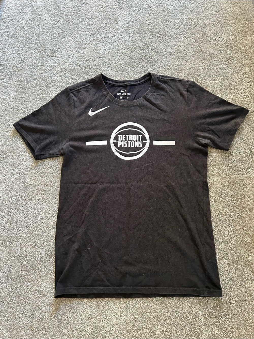 Nike Black Detroit Pistons Logo T-Shirt